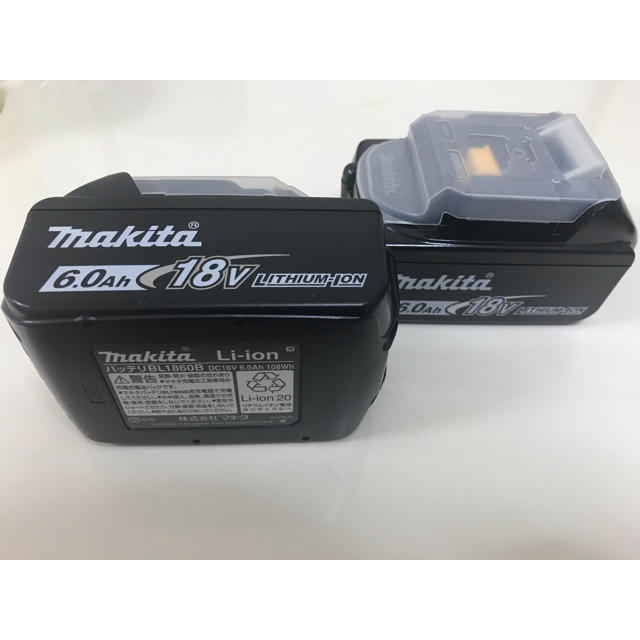 マキタ バッテリ 18v 6Ah 急速充電対応  新品 ２個セット！