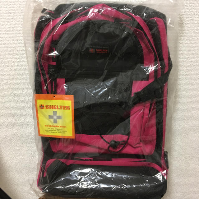 [新品]SHELTERリュック(ピンク) レディースのバッグ(リュック/バックパック)の商品写真