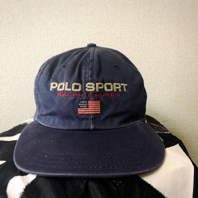 90s USA製　POLO SPORT キャップ