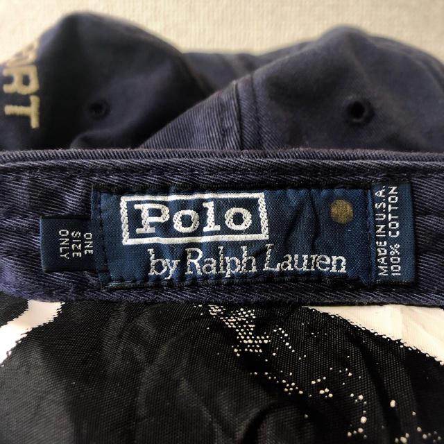 POLO RALPH LAUREN(ポロラルフローレン)のレア! 90's  USA製 POLO SPORT ポロスポーツ キャップ メンズの帽子(キャップ)の商品写真