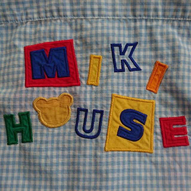 mikihouse(ミキハウス)のMIKI HOUSE チェックシャツ サイズ90 キッズ/ベビー/マタニティのキッズ服男の子用(90cm~)(ブラウス)の商品写真