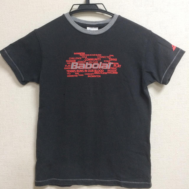 Babolat(バボラ)のバボラ  ジュニア Tシャツ 130 黒 スポーツ/アウトドアのテニス(ウェア)の商品写真