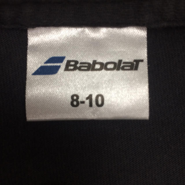 Babolat(バボラ)のバボラ  ジュニア Tシャツ 130 黒 スポーツ/アウトドアのテニス(ウェア)の商品写真