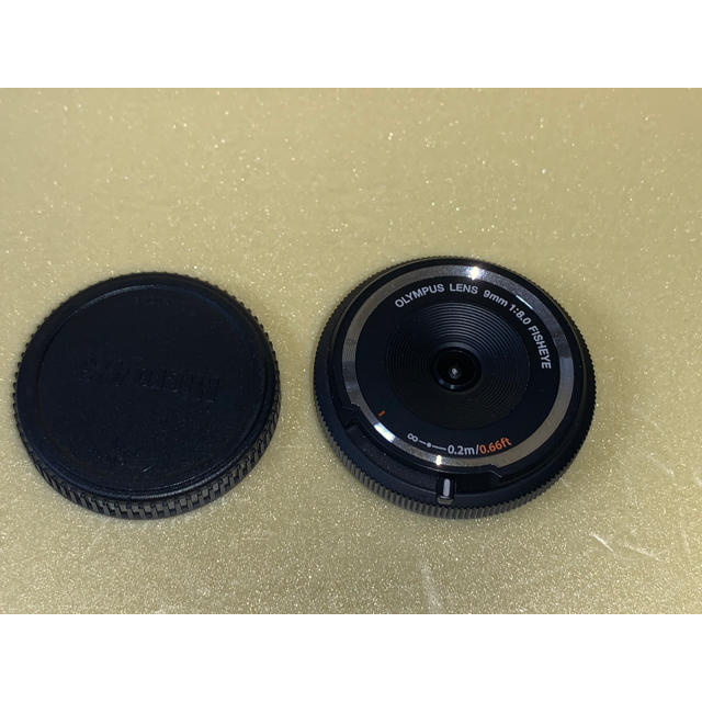 OLYMPUS(オリンパス)のフィッシュアイボディーキャップレンズ BCL-0980 スマホ/家電/カメラのカメラ(レンズ(単焦点))の商品写真
