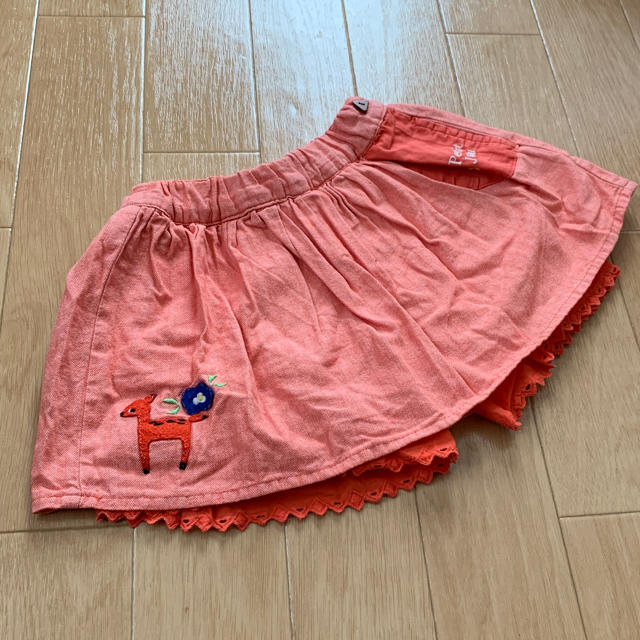 Petit jam(プチジャム)のインナーパンツ付きスカート 100 キッズ/ベビー/マタニティのキッズ服女の子用(90cm~)(スカート)の商品写真
