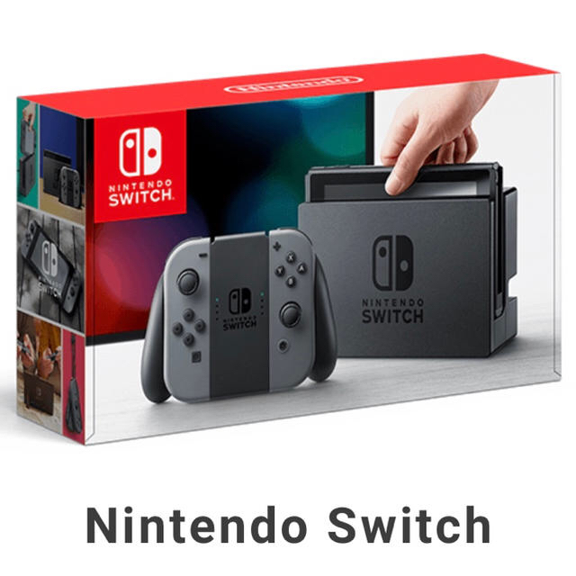 Nintendo Switch(ニンテンドースイッチ)のNintendo Switch (グレー) 新品未開封 エンタメ/ホビーのゲームソフト/ゲーム機本体(家庭用ゲーム機本体)の商品写真