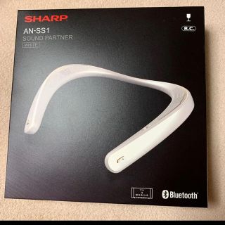 シャープ(SHARP)のシャープ sharp an-ss1(w) ホワイト(ヘッドフォン/イヤフォン)