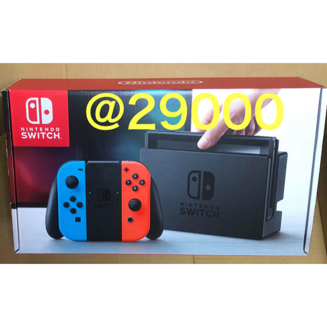 Nintendo Switch - 任天堂 スイッチ ネオン 新品 店舗印無し 3台