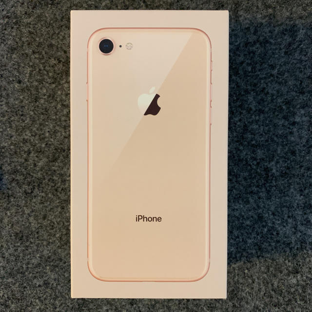 スマートフォン/携帯電話iPhone8 ゴールド AU SIMフリー 未使用