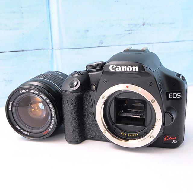 Canon by Good Camera Shop|キヤノンならラクマ - 便利な標準レンズ付一眼レフ✨Wi-Fiでスマホに転送✨キャノンKiss X3の通販 最安値新品