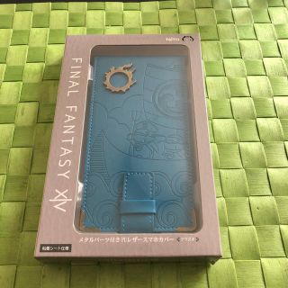 タイトー(TAITO)のFINAL FANTASY XIV メタルパーツ付き PUレザースマホカバー(キャラクターグッズ)