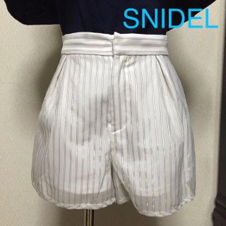 スナイデル(SNIDEL)のSNIDELガーゼショーパン(ショートパンツ)