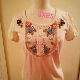 アクシーズファム(axes femme)のaxesTシャツ♪(Tシャツ(半袖/袖なし))