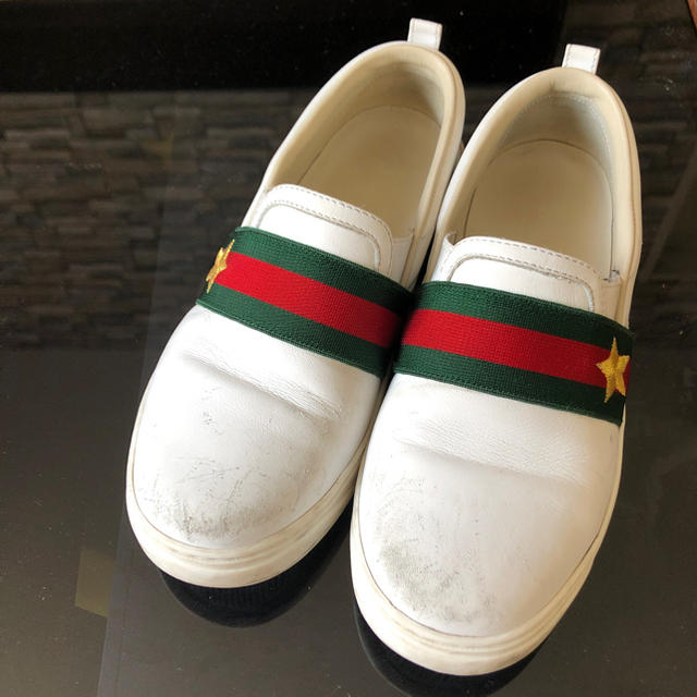 Gucci(グッチ)のGUCCI kidsスリッポン19cm キッズ/ベビー/マタニティのキッズ靴/シューズ(15cm~)(スリッポン)の商品写真