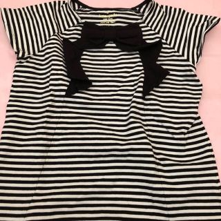 ケイトスペードニューヨーク(kate spade new york)のケイトスペード ニューヨーク 胸リボン カットソー 140(Tシャツ/カットソー)