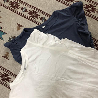 ユニクロ(UNIQLO)の※送料込☆2枚セット UNIQLO フリル Tシャツ(Tシャツ(半袖/袖なし))