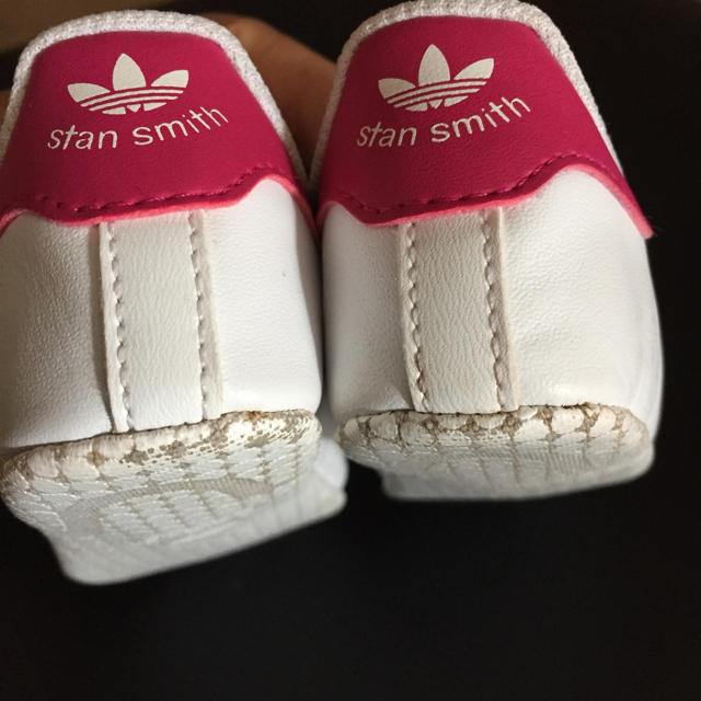 adidas(アディダス)のadidas Stan Smith ピンク 12cm キッズ/ベビー/マタニティのベビー靴/シューズ(~14cm)(スニーカー)の商品写真