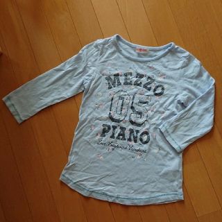 メゾピアノ(mezzo piano)のmezzo piano 七分袖カットソー 140cm(Tシャツ/カットソー)