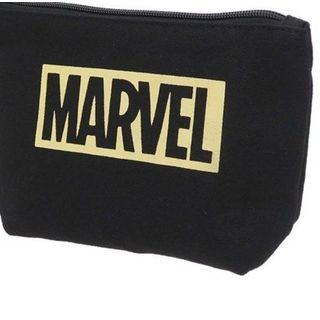 マーベル(MARVEL)のMARVEL グッディポーチ ブラック ゴールド(ポーチ)