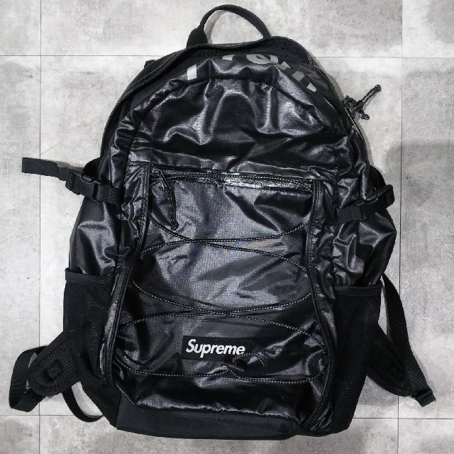 早い者勝ち売切価格 SUPREME 17SS Backpack BLACK