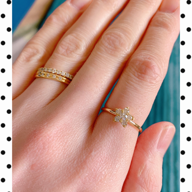 AHKAH(アーカー)の本日お値下げ♡新品未使用♡AHKAH♡プルミエトワール指輪 レディースのアクセサリー(リング(指輪))の商品写真