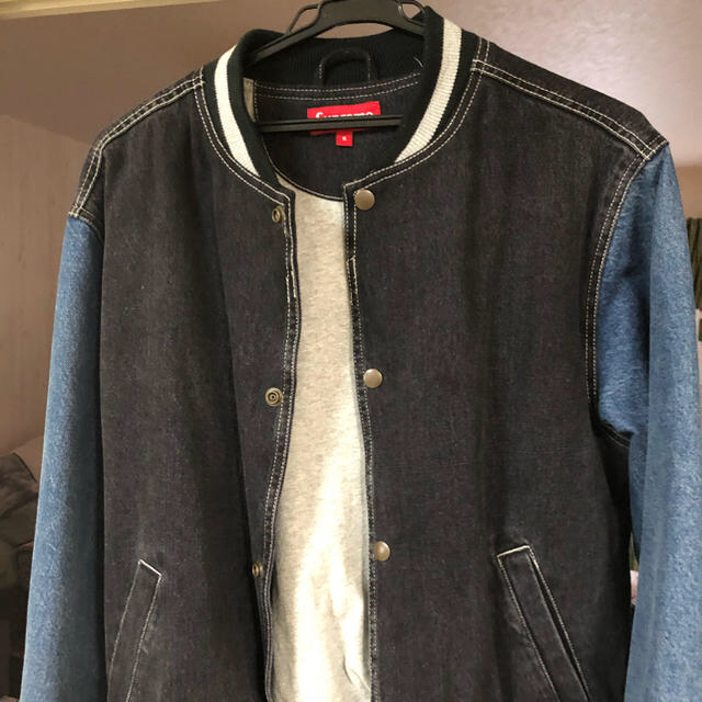 Supreme(シュプリーム)のSupreme Denim Varsity Jacket S メンズのジャケット/アウター(Gジャン/デニムジャケット)の商品写真