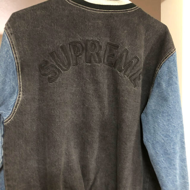 Supreme(シュプリーム)のSupreme Denim Varsity Jacket S メンズのジャケット/アウター(Gジャン/デニムジャケット)の商品写真