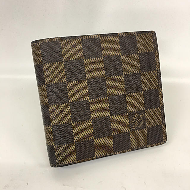 LOUIS VUITTON - 【美品】ルイ ヴィトン ダミエ 二つ折り財布 マルコの通販 by ken's shop｜ルイヴィトンならラクマ