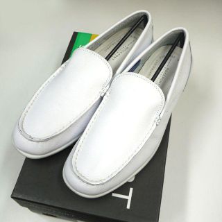 ロックポート(ROCKPORT)の新品 ロックポート スリッポン 白 25.5cm(スリッポン/モカシン)