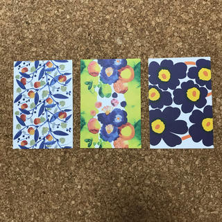 マリメッコ(marimekko)のマリメッコ ポストカード3枚セット(写真/ポストカード)