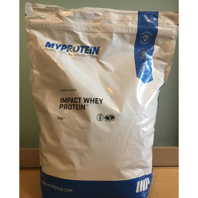 MYPROTEIN(マイプロテイン)のプロテイン5kg(バナナ味)※クレアチン付き 食品/飲料/酒の健康食品(プロテイン)の商品写真