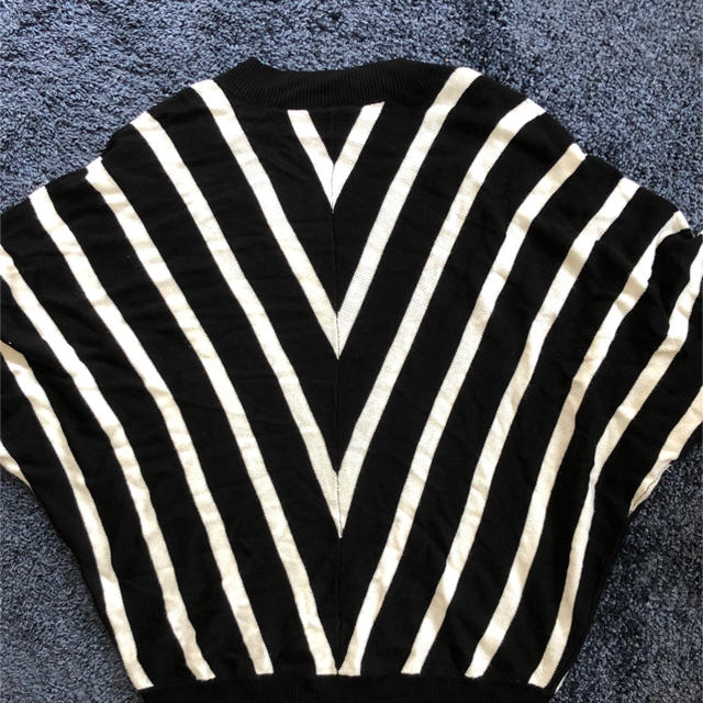 SHAREEF(シャリーフ)のSHAREEF BIAS STRIPE DOLMAN P/O メンズのトップス(ニット/セーター)の商品写真