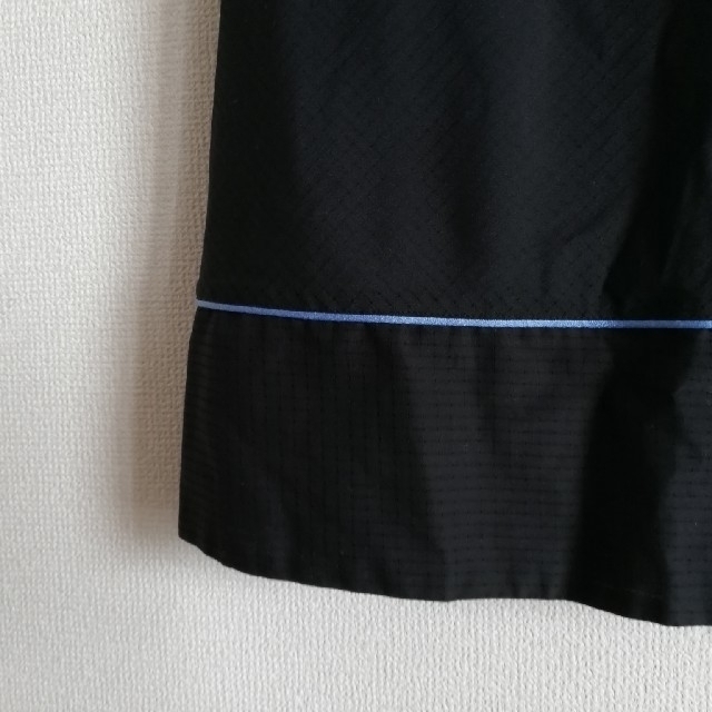 ZARA(ザラ)の●Blue Streakブルーストリーク 黒ワンピース　９AR　日本製 レディースのワンピース(ロングワンピース/マキシワンピース)の商品写真