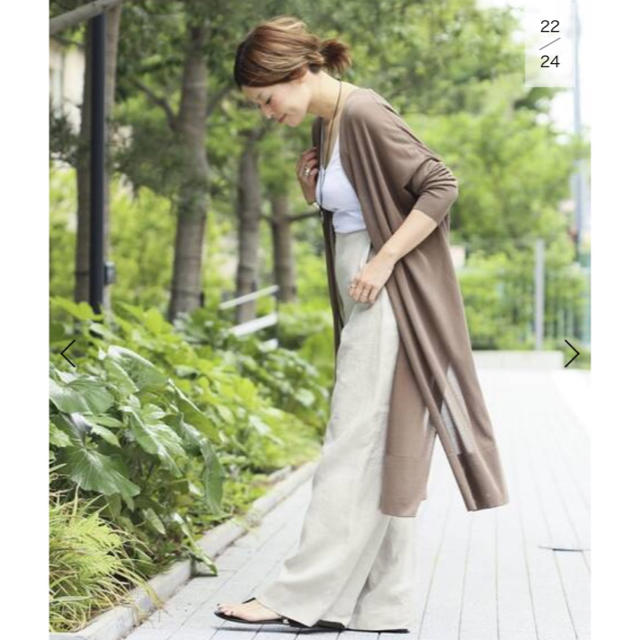 未使用2018SS shake code Vネックロングカーディガン ブラウン 福袋 35
