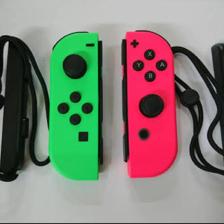 ニンテンドースイッチ(Nintendo Switch)のJoy-Con (L) ネオングリーン/ (R) ネオンピンク(家庭用ゲーム機本体)