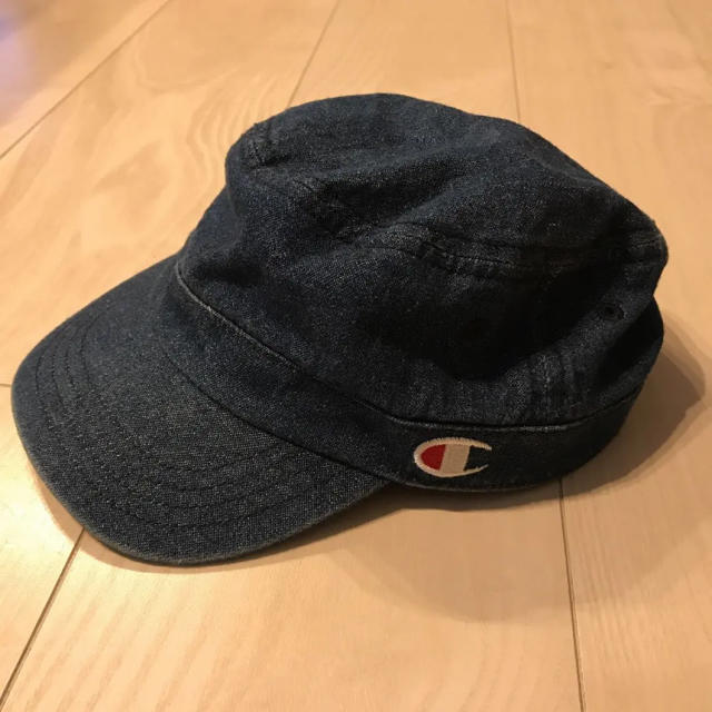 Champion(チャンピオン)のチャンピオン キャスケット デニム  52〜54センチ キッズ/ベビー/マタニティのこども用ファッション小物(帽子)の商品写真