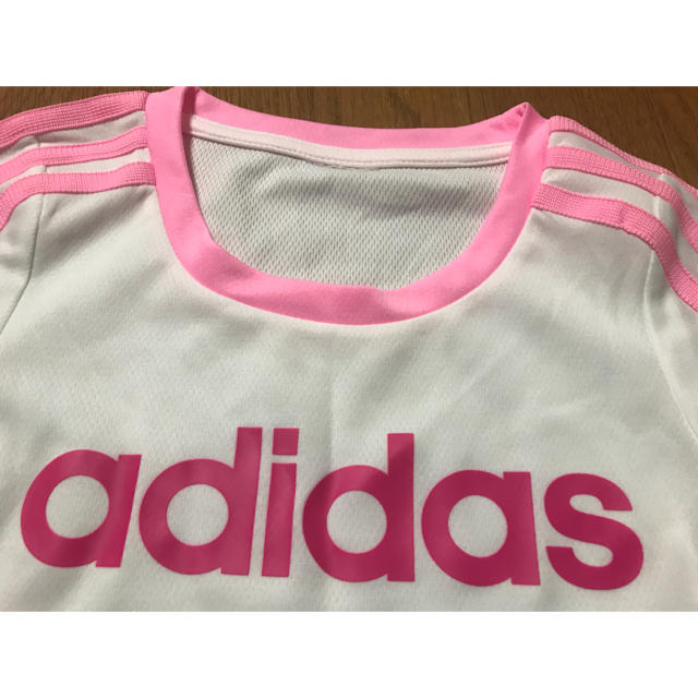 adidas(アディダス)の♡adidas  Tシャツ♡ キッズ/ベビー/マタニティのキッズ服女の子用(90cm~)(Tシャツ/カットソー)の商品写真