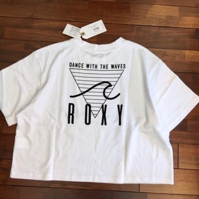 Roxy(ロキシー)の2019最新ROXYロキシー WAVEロゴリラックスTEEシャツ WHT M レディースのトップス(Tシャツ(半袖/袖なし))の商品写真