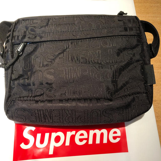 19SS Shoulder Bag Supreme ショルダーバッグ ブラック 1