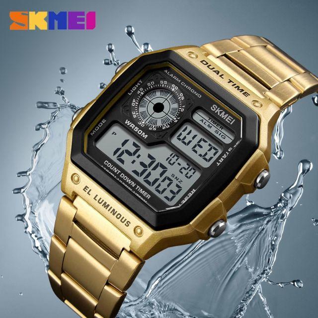 ビジネスウォッチ デジタル 腕時計 50M防水（送料無料） メンズの時計(腕時計(デジタル))の商品写真