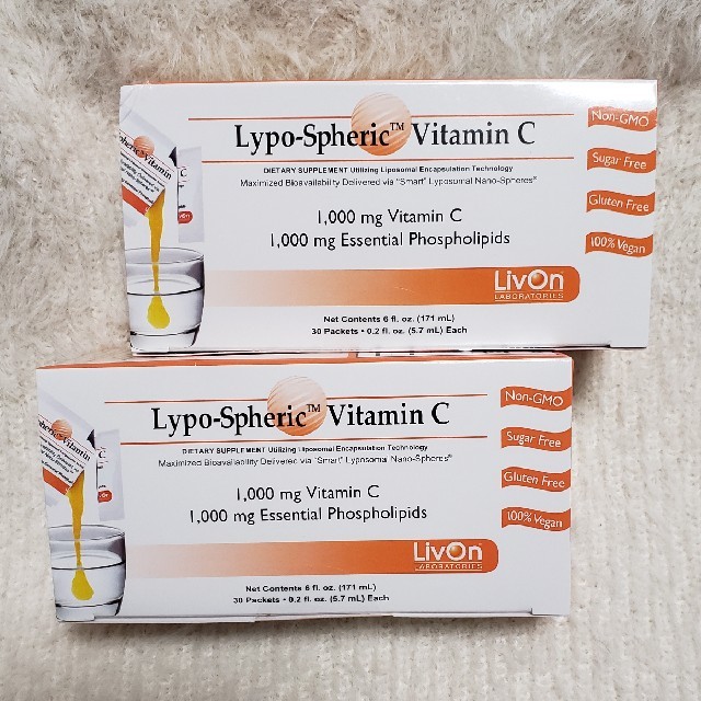 ☆リポスフェリック2箱60包☆リポゾーム 食品/飲料/酒の健康食品(ビタミン)の商品写真