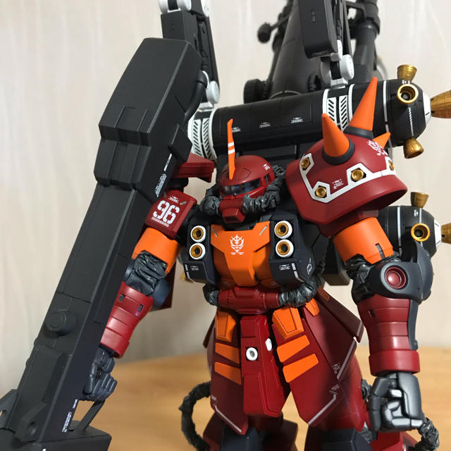 ガンダムプラモデルMGサイコザク全塗装完成品の通販 by 龍生's ガンダムプラモデルMGサイコザク全塗装完成品の通販 by 龍生's