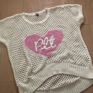 ピンクラテ(PINK-latte)のピンクラテ メッシュトップス 140(Tシャツ/カットソー)