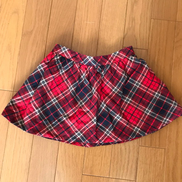 babyGAP(ベビーギャップ)のbabygap チェック柄スカート キッズ/ベビー/マタニティのキッズ服女の子用(90cm~)(スカート)の商品写真