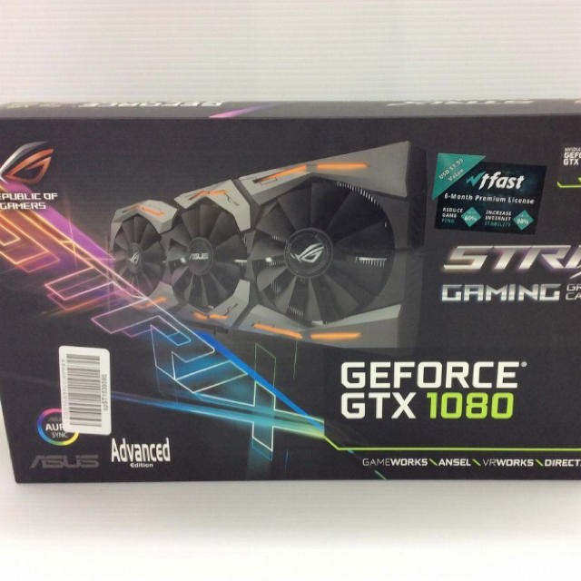 ASUS Strix Gaming Geforce GTX1080 グラボ