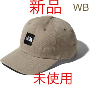 ザノースフェイス(THE NORTH FACE)のノースフェイス スクエアロゴキャップ ツイルベージュ(キャップ)