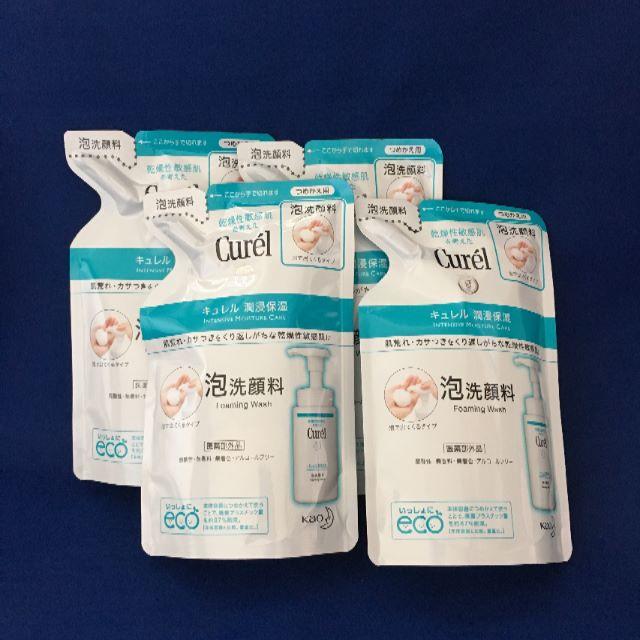 Curel(キュレル)のキュレル 泡洗顔料 つめかえ用 130mL 新品 未使用 ４個セット コスメ/美容のスキンケア/基礎化粧品(洗顔料)の商品写真