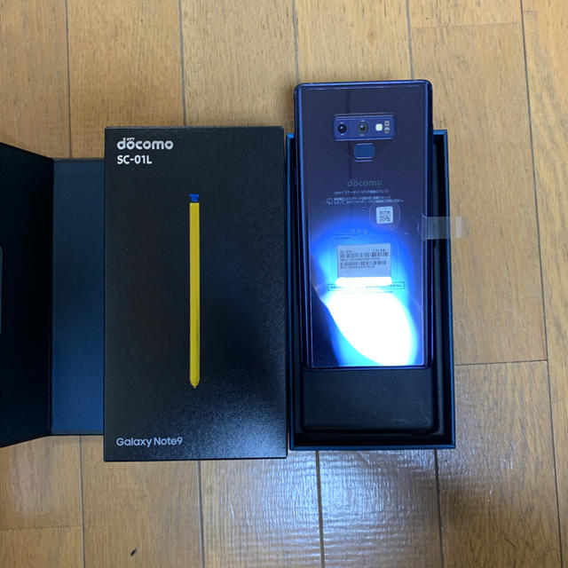 SAMSUNG(サムスン)のGalaxy note9 新品未使用【Ocean Blue】 スマホ/家電/カメラのスマートフォン/携帯電話(スマートフォン本体)の商品写真