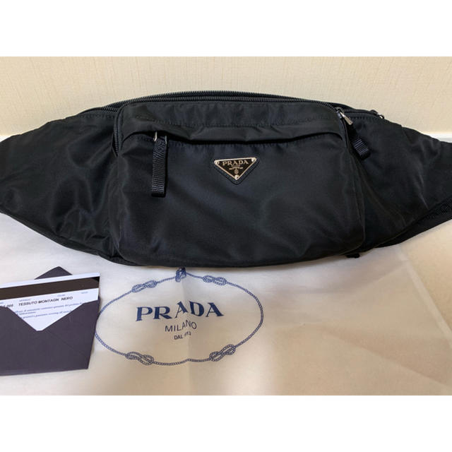 冬バーゲン☆特別送料無料！】 PRADA ボディバッグ ウエストバッグ