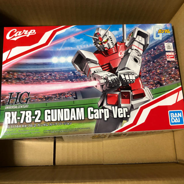 BANDAI(バンダイ)の広島カープガンダム エンタメ/ホビーのおもちゃ/ぬいぐるみ(模型/プラモデル)の商品写真